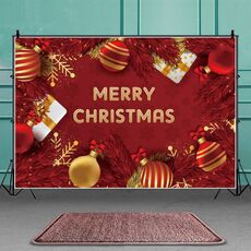 120x80cm Buon Natale Candy Balloon Photography Sfondo, Colore: 12800223
