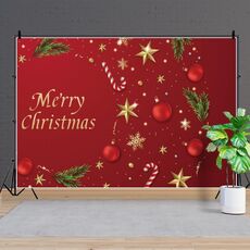 120x80cm Buon Natale Candy Balloon Photography Sfondo, Colore: 12800232