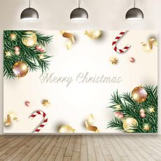 120x80cm Buon Natale Candy Balloon Photography Sfondo, Colore: 12800280