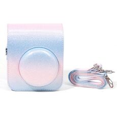 Borsa protettiva per fotocamera con cielo stellato colorato per Polaroid Mini12 (blu rosa)