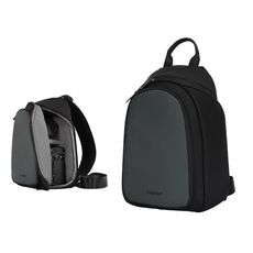 Cwatcun D148 Borsa per macchina fotografica casual media, a tracolla, per fotografia quotidiana, colore: nero