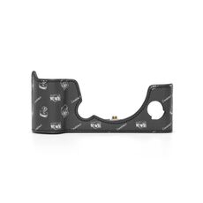 Per FUJIFILM X-T5 Cwatcun D161 Vintage Camera Stand Custodia protettiva in pelle per fotocamera (nero)