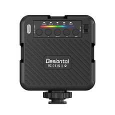 Desiontal X1 Luce di riempimento per streaming live per telefono cellulare RGB portatile (nero)