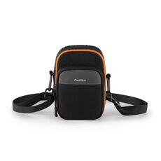 Cwatcun D168 Piccola borsa per fotocamera comoda, antigraffio e antiusura, custodia per fotocamera Microslice Card (nera)