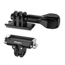 aMagisn Mini Supporto a sgancio rapido per telecamere sportive, specifiche: base a 2 artigli + copertura a 3 artigli
