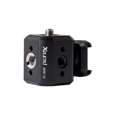 Adattatore per foro vite treppiede XILETU con slitta fredda Fori filettati da 3/8 pollici 1/4 pollici Foro di posizionamento ARRI