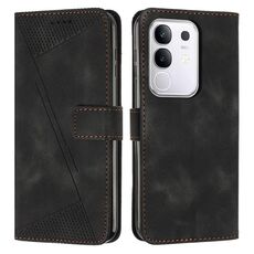 Per vivo Y29 4G Dream Triangle Custodia in pelle con cordino (nero)