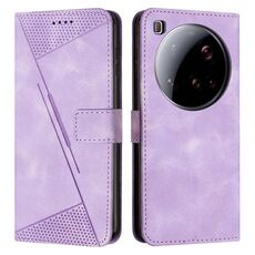 Per Xiaomi 15 Ultra Dream Triangle Custodia in pelle per telefono con cordino (viola)