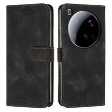 Per Xiaomi 15 Ultra Dream Triangle Custodia in pelle con cordino (nero)