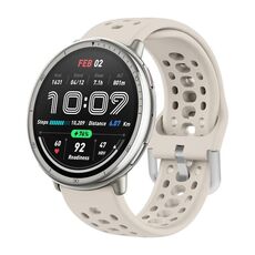 Per Amazfit Active 2 Cinturino sportivo in silicone con fibbia argentata (Starlight)