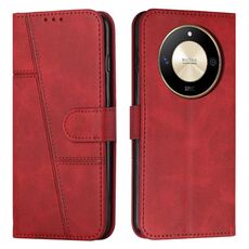 Per Honor X50 / X9b / X50 GT Custodia per telefono in pelle con fibbia e cuciture in vitello (rosso)