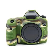 Custodia protettiva morbida in silicone per Canon EOS 70D (mimetica)