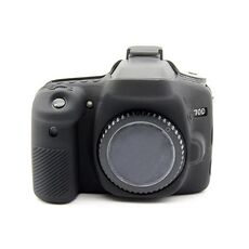 Custodia protettiva morbida in silicone per Canon EOS 70D (nera)