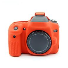 Custodia protettiva morbida in silicone per Canon EOS 70D (rossa)