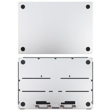 Per MacBook Air M3 15 pollici A3114 2024 EMC8612 Computer Case Bottom Cover (Argento)