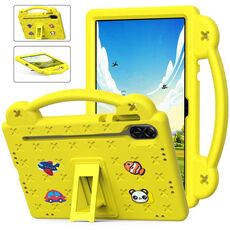 Per Honor Pad X9a Maniglia Cavalletto Bambini EVA Antiurto Custodia per Tablet (Giallo)