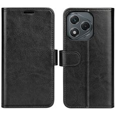 Custodia per telefono in pelle con flip orizzontale Texture R64 per Honor 400 Lite (nero)