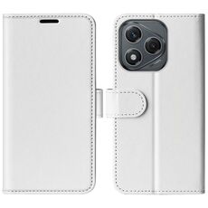 Custodia per telefono in pelle con flip orizzontale Texture R64 per Honor 400 Lite (bianca)