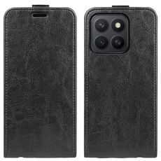 Per Honor X8c 4G R64 Texture Custodia per telefono in pelle con flip verticale singolo (nero)