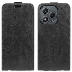 Custodia per telefono in pelle con flip verticale singolo per Honor 400 Lite R64 (nero)