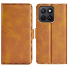 Per Honor X8c 4G Custodia per telefono in pelle con fibbia magnetica orizzontale a doppio lato (giallo)