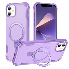 Per iPhone 11 Yingcai Gears MagSafe Holder Custodia antiurto per telefono (viola)