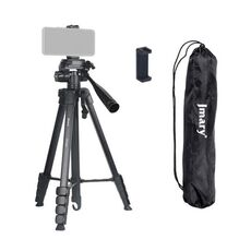 JMARY KP-2201 Supporto portatile regolabile da 1,7 m per smartphone/fotocamera, treppiede per fotografia dal vivo