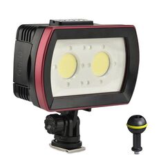 Sea Frogs SL-21 3500 lumen 40 m/130 piedi luce video impermeabile per immersioni fotografiche (nero)