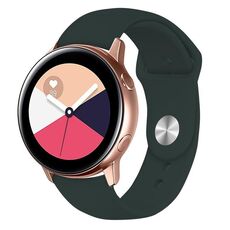 Cinturino per orologio in silicone con fibbia inversa universale Kalebol da 18 mm (oliva)