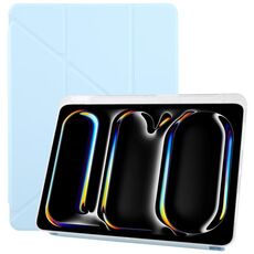 Per iPad Pro 13 2024 ZGA Genre Series Custodia per tablet in pelle con piega a Y e slot per penna (blu)