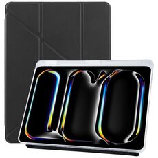 Per iPad Pro 11 2024 ZGA Genre Series Custodia per tablet in pelle con piega a Y e slot per penna (nero)
