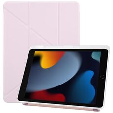 Per iPad 10.2 2021 / Air 10.5 ZGA Genre Series Custodia per tablet in pelle con piega a Y e slot per penna (rosa)