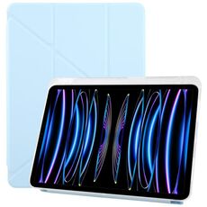 Per iPad Pro 11 2022/2021 ZGA Genre Series Custodia per tablet in pelle con piega a Y e slot per penna (blu)