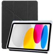 Per iPad 2025/2022 ZGA Genre Series Custodia per tablet in pelle con piega a Y e slot per penna (nero)