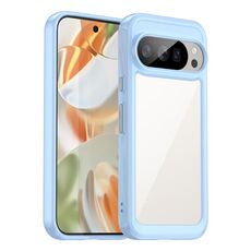 Per Google Pixel 10 Pro Custodia per telefono in TPU ibrida acrilica serie colorata (blu)