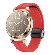Per Garmin Lily 2 14mm Kalebol Cinturino in silicone con fibbia magnetica (rosso)