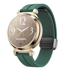 Per Garmin Lily 2 14mm Kalebol Cinturino in silicone con fibbia magnetica (verde aghi di pino)