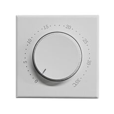 BHT-101GAL Termostato per riscaldamento dell'acqua Smart Home senza schermo con indicatore LED bicolore (bianco)