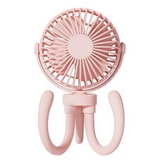 T8 2000mAh flessibile Octopus treppiede ventola portatile girevole (rosa)