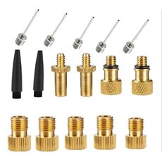 Set di adattatori per valvole per biciclette SV/AV/DV 16 in 1 Accessori per pompe a sfera per bici