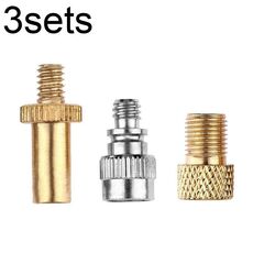 3 set 3 in 1 SV/AV/DV Set di adattatori per valvole per biciclette Accessori per pompe a sfera per bici