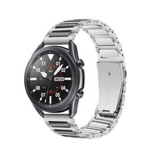 Cinturino per orologio in lega di zinco Kalebol da 22 mm (argento nero)