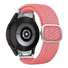 Per Samsung Galaxy Watch 7/6/5/4 Kalebol Eight Buckle Nylon Braided Watch Band (Rosa)