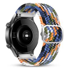 Per Samsung Galaxy Watch 7/6/5/4 Kalebol Eight Buckle Nylon Braided Watch Band (Denim Colorato)