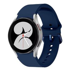 Per Samsung Galaxy Watch 7/6/5/4 Kalebol Cinturino in silicone con fibbia in metallo (blu)