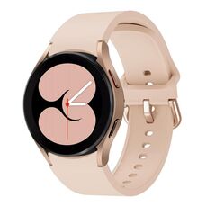 Per Samsung Galaxy Watch 7 / 6 / 5 / 4 Kalebol cinturino in silicone con fibbia in metallo (rosa)