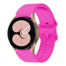 Per Samsung Galaxy Watch 7 / 6 / 5 / 4 Kalebol cinturino in silicone con fibbia in metallo (rosso frutta)
