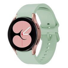 Per Samsung Galaxy Watch 7 / 6 / 5 / 4 Kalebol cinturino in silicone con fibbia in metallo (verde matcha)