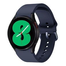 Per Samsung Galaxy Watch 7 / 6 / 5 / 4 Kalebol cinturino in silicone con fibbia in metallo (blu notte)