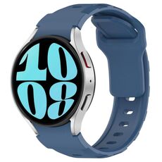 Per Samsung Galaxy Watch 5 Pro / 6 / 7 Kalebol Armor Cinturino in silicone (blu scuro ufficiale)